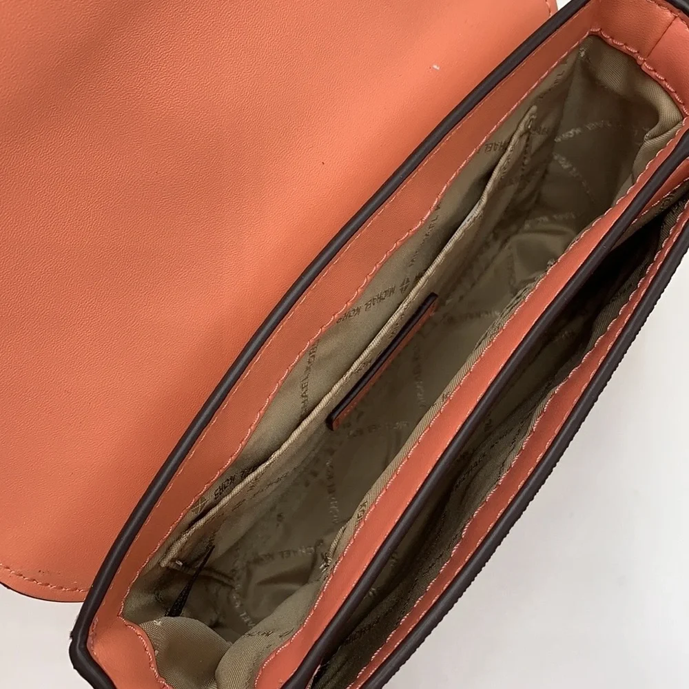 MICHAEL KORS CARMEN SMALL FLAP XBODY SHERBERT MULTI COLOR